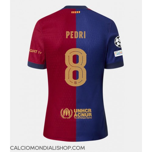 Maglie da calcio Barcelona Pedri Gonzalez #8 Prima Maglia 2024-25 Manica Corta